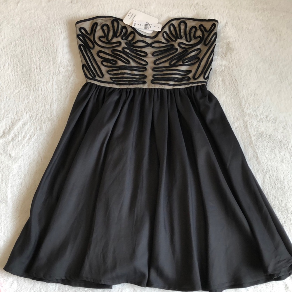 Brand new! XS Millau  strapless black dress